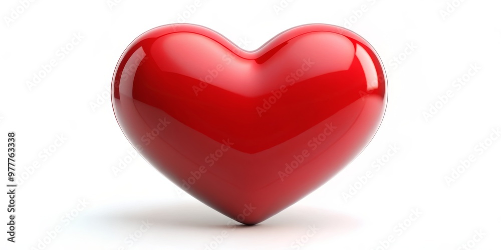 3D Rendered Red Heart, Digital Art, Love, Graphic Design, Symbol 3D Rendered Red Heart, Digital Art, Love, Graphic Design, Symbol