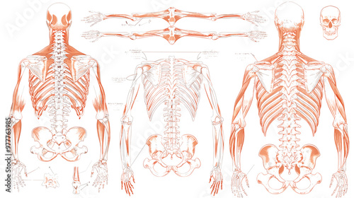 Detailed Diagram of Paraspinal Muscles and Erector Spinae Anatomy