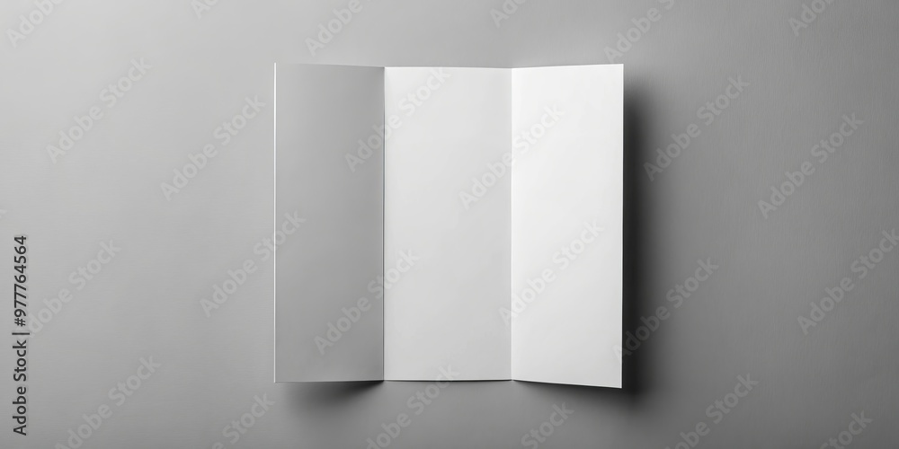 Blank Tri-Fold Brochure Mockup on Gray Background, Brochure Mockup , Trifold , Mockup Blank Tri-Fold Brochure Mockup on Gray Background, Brochure Mockup , Trifold , Mockup