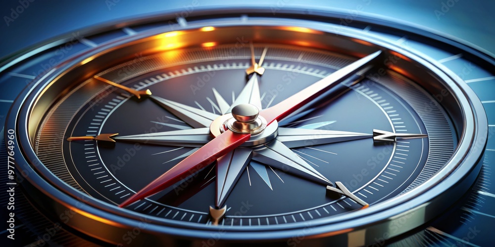 Compass, Closeup, Metallic, Direction, Success, navigation, strategy Compass, Closeup, Metallic, Direction, Success, navigation, strategy