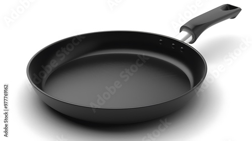 frying pan isolated on white background