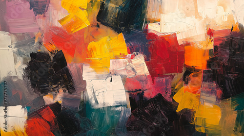 Abstract art is a creative style emphasizing shapes, colors, and emotions rather than realistic depictions