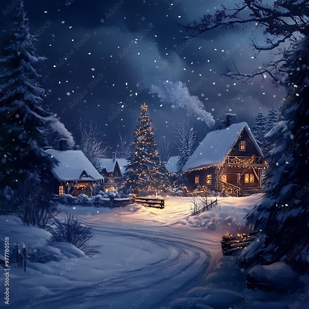 Festive Dual Monitor Wallpaper Winter-Themed Christmas Design Festive Dual Monitor Wallpaper Winter-Themed Christmas Design