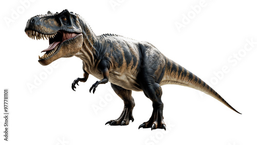 rendered Tyrannosaurus rex on transparent background