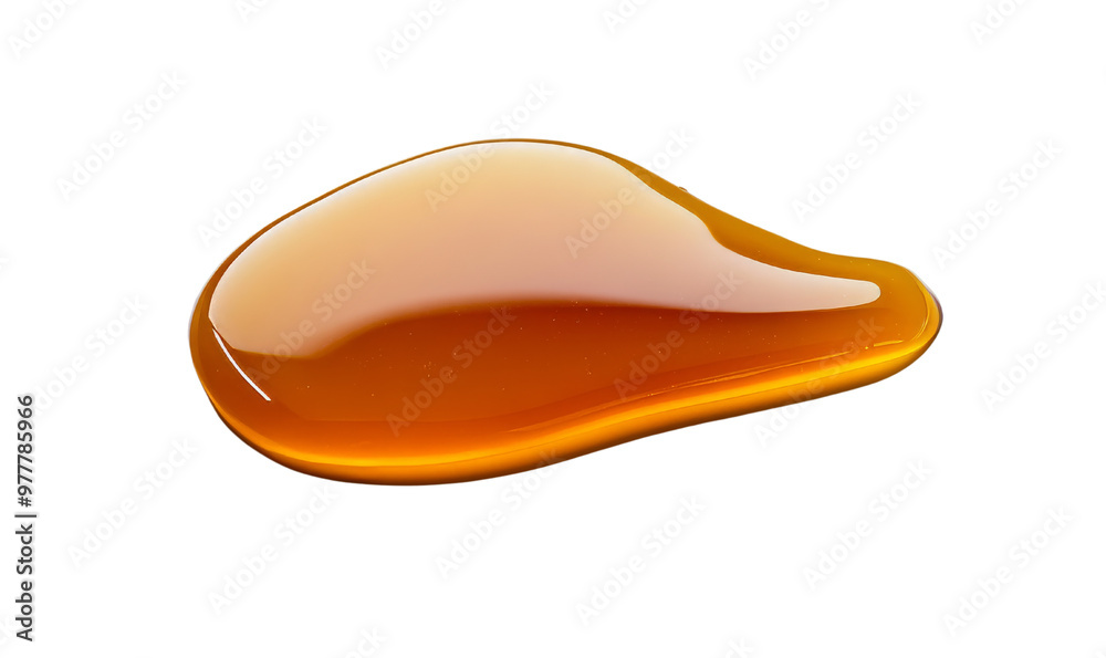 Isolated swatch of caramel, Isolated PNG with Transparent Background