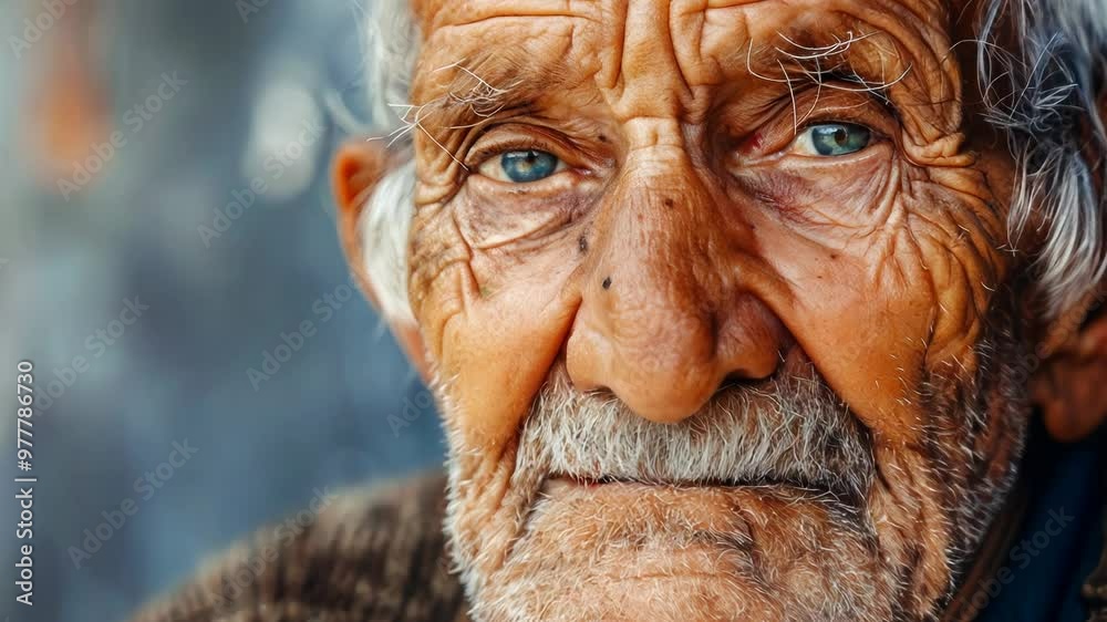 Portrait of old person Portrait of old person