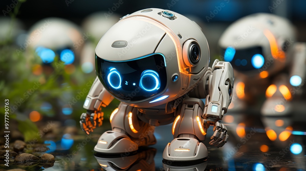 Advanced robots demonstrate precision in creating eco-friendly solutions in a lab setting Advanced robots demonstrate precision in creating eco-friendly solutions in a lab setting