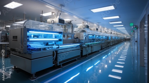 Advanced medical device production in a cleanroom environment during daylight hours