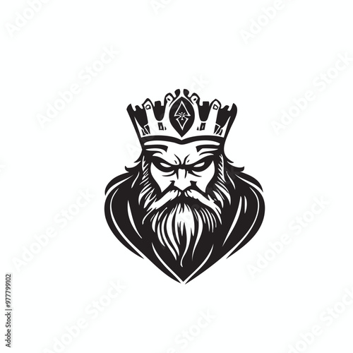 king vector logo, king vector