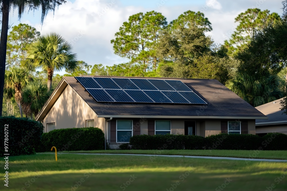 Modern Solar Panels Installed On A Orlando Florida Home, Solar Photography, Solar Powered Clean Energy, Sustainable Resources, Electricity Source, Marketing Advert Solar Installation Modern Solar Panels Installed On A Orlando Florida Home, Solar Photography, Solar Powered Clean Energy, Sustainable Resources, Electricity Source, Marketing Advert Solar Installation
