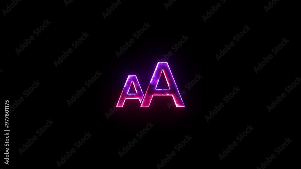 Font symbol icon glow neon fire symbol purple pink color animation Font symbol icon glow neon fire symbol purple pink color animation