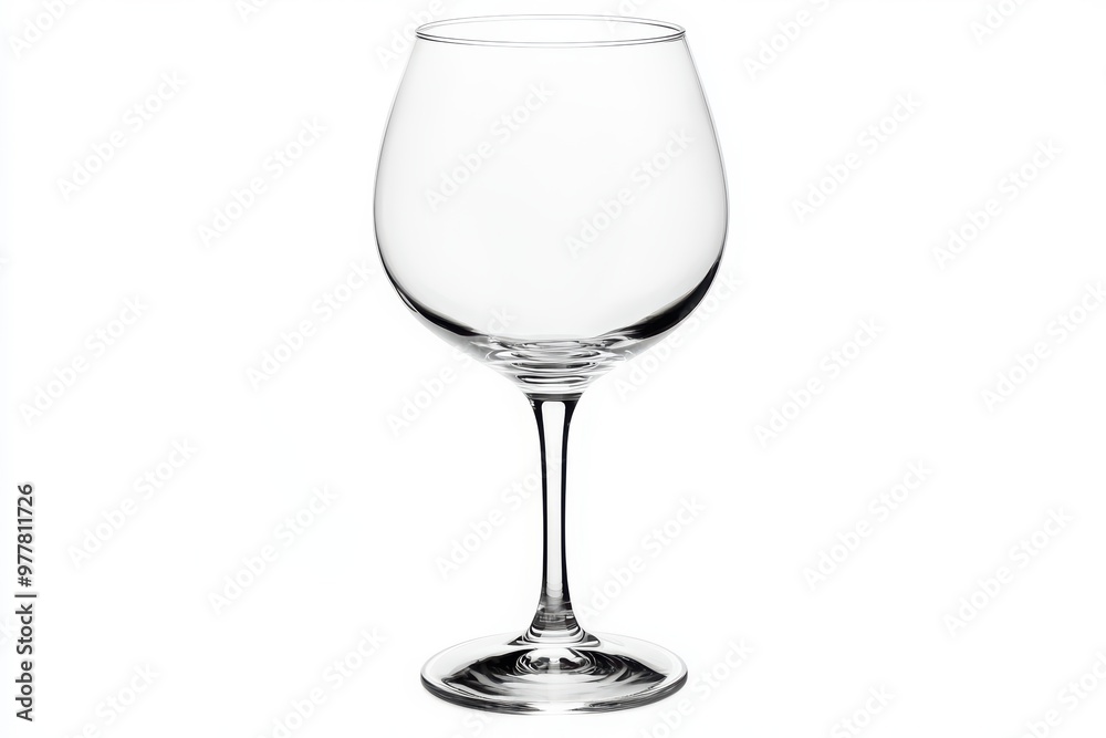 Elegant glass designed for wine, showcasing a contemporary shape perfect for fine dining or casual gatherings.