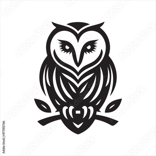 Barn Owl Silhouette Vector Illustrations – Download High-Quality Graphics