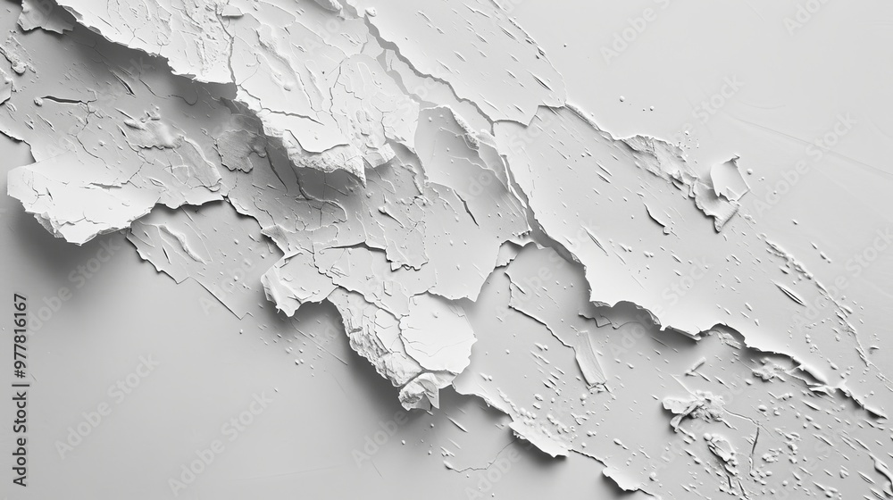 Fototapeta premium Crisp white paper texture, perfect for minimalist art pieces and editorial layouts