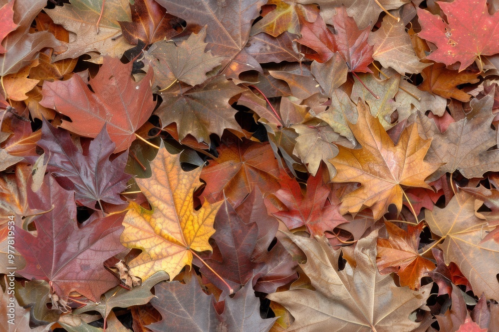 A repeating texture of leafes A repeating texture of leafes