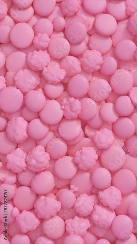 「ピンクの夢: 愛と甘さが詰まったスイーツの世界」