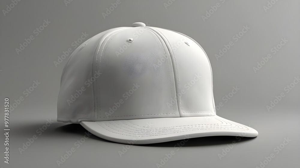 Mockup cap on white background Mockup cap on white background