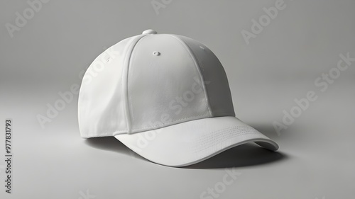 Mockup cap on white background