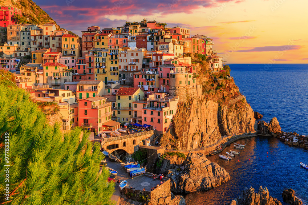 Manarola Village. Cinque Terre National Park.
