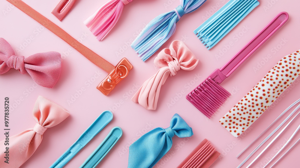 “Set of hair clips featuring various styles and designs. Ideal for fashion accessories, personal grooming, and styling purposes.”