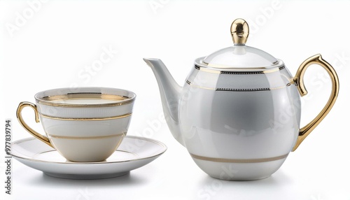 Minimalist White Tea Set
