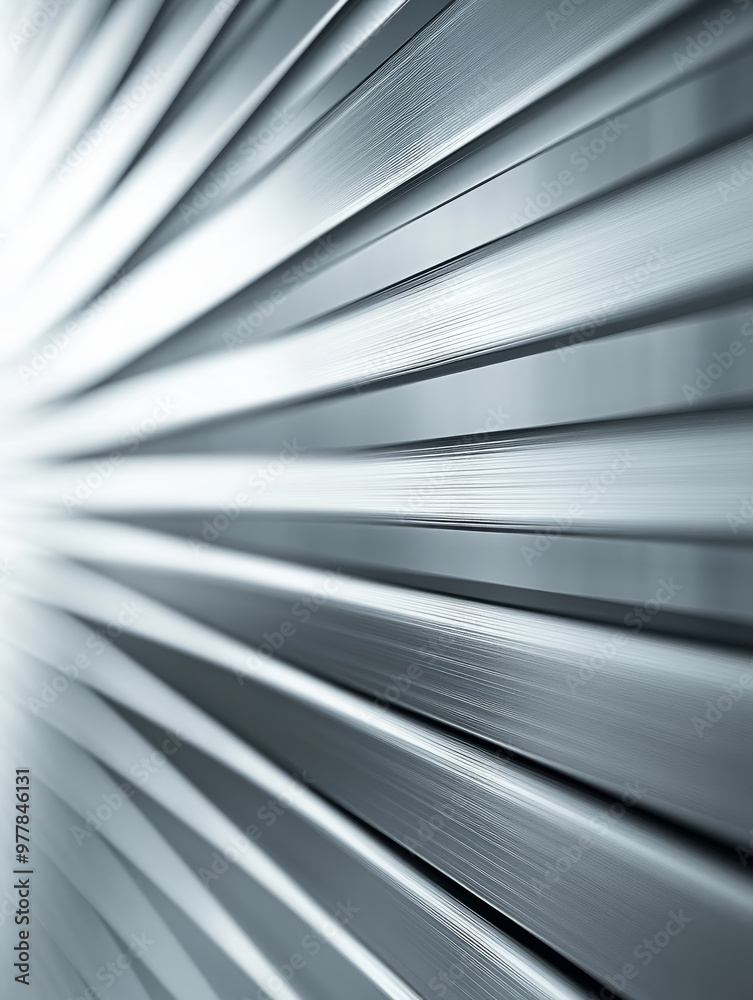 Obraz premium Abstract metallic lines creating a modern and sleek pattern