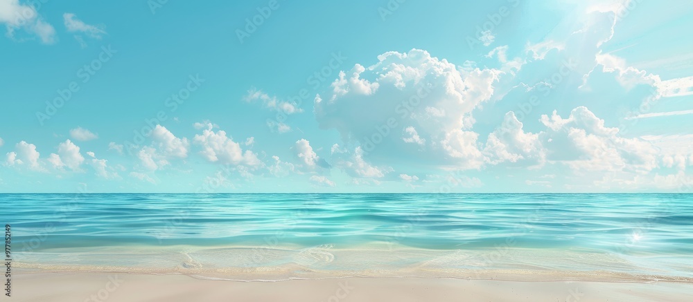 Fototapeta premium Summer image of available space for your suntan. Copy space image. Place for adding text and design