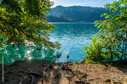 Urlaub in Slowenien, Bled: Erholung am Bleder See, Angeln photo