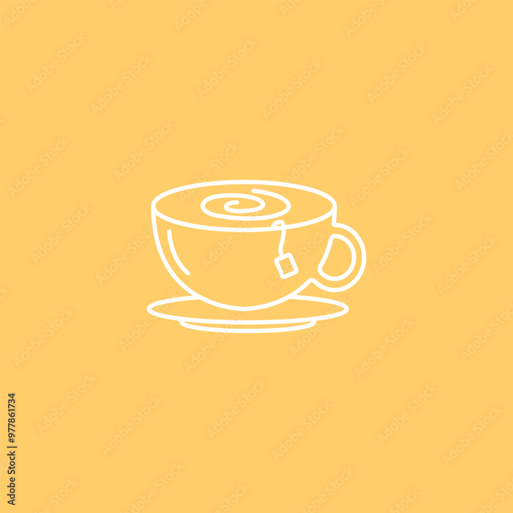 Obraz premium Coffee cup vector icon. Coffee drink symbol. Coffee shop vector logo icon. Coffee cup simple icon. Coffee beans symbol. Coffee vector icon