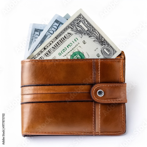 wallet isolated on white background