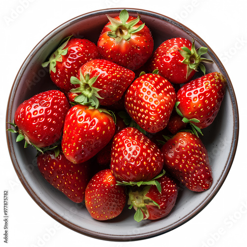 strawberries in a bowl