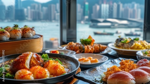 Delicious Asian Cuisine with a Stunning City View