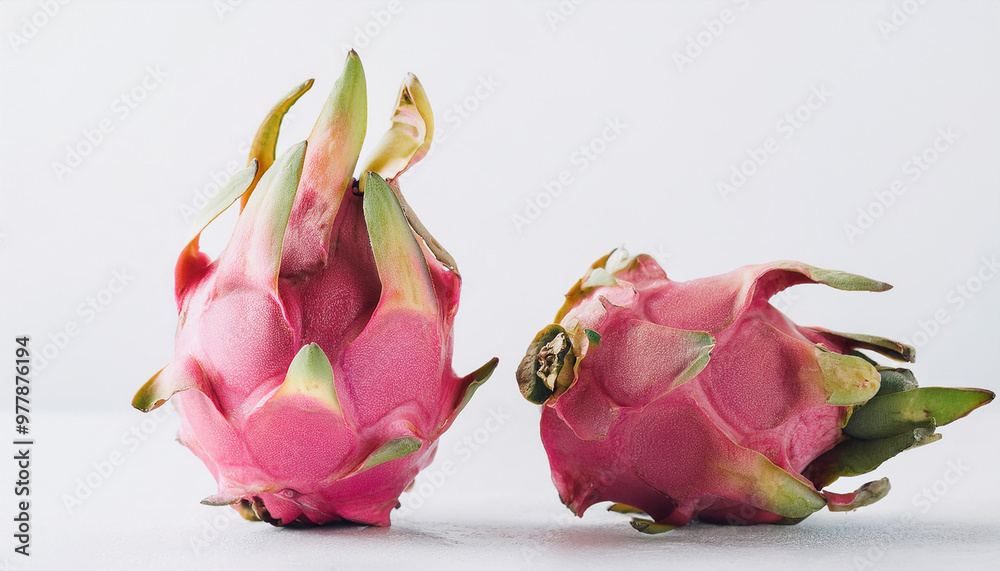 Fresh pitaya, Tropical dragon fruit. Tasty and healthy. Organic product. Close-up. Fresh pitaya, Tropical dragon fruit. Tasty and healthy. Organic product. Close-up.