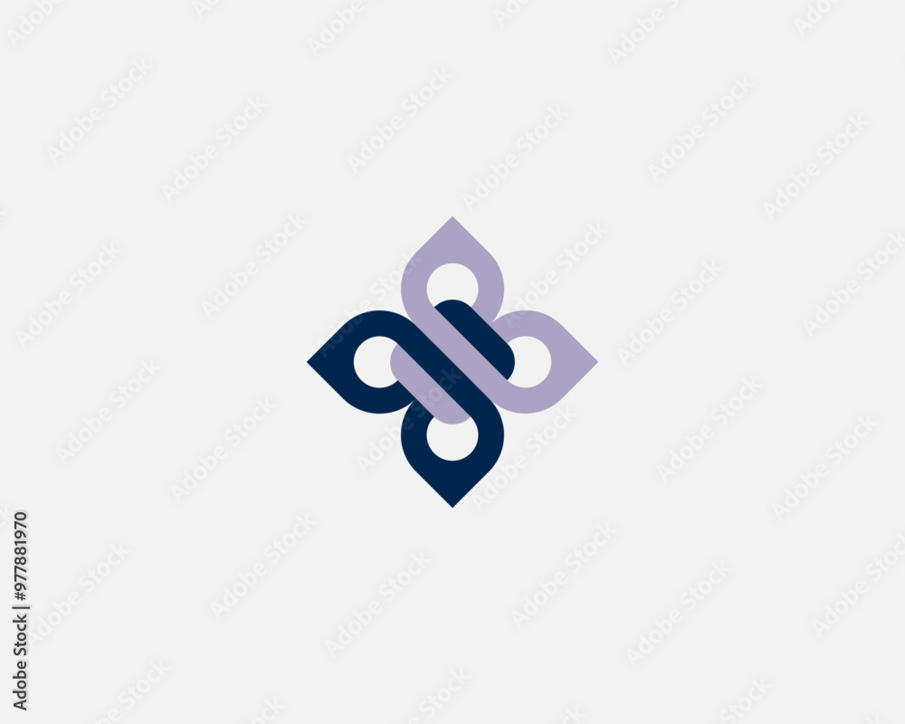 Creative butterfly line logo. Universal cross plus icon. Solid vector logotype. Creative butterfly line logo. Universal cross plus icon. Solid vector logotype.