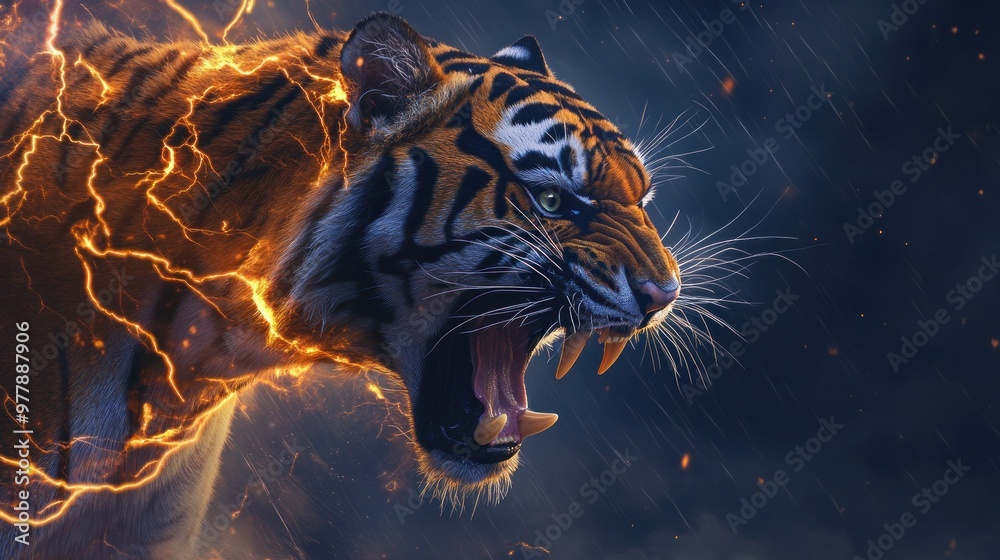 custom made wallpaper toronto digitalTiger with Lightning