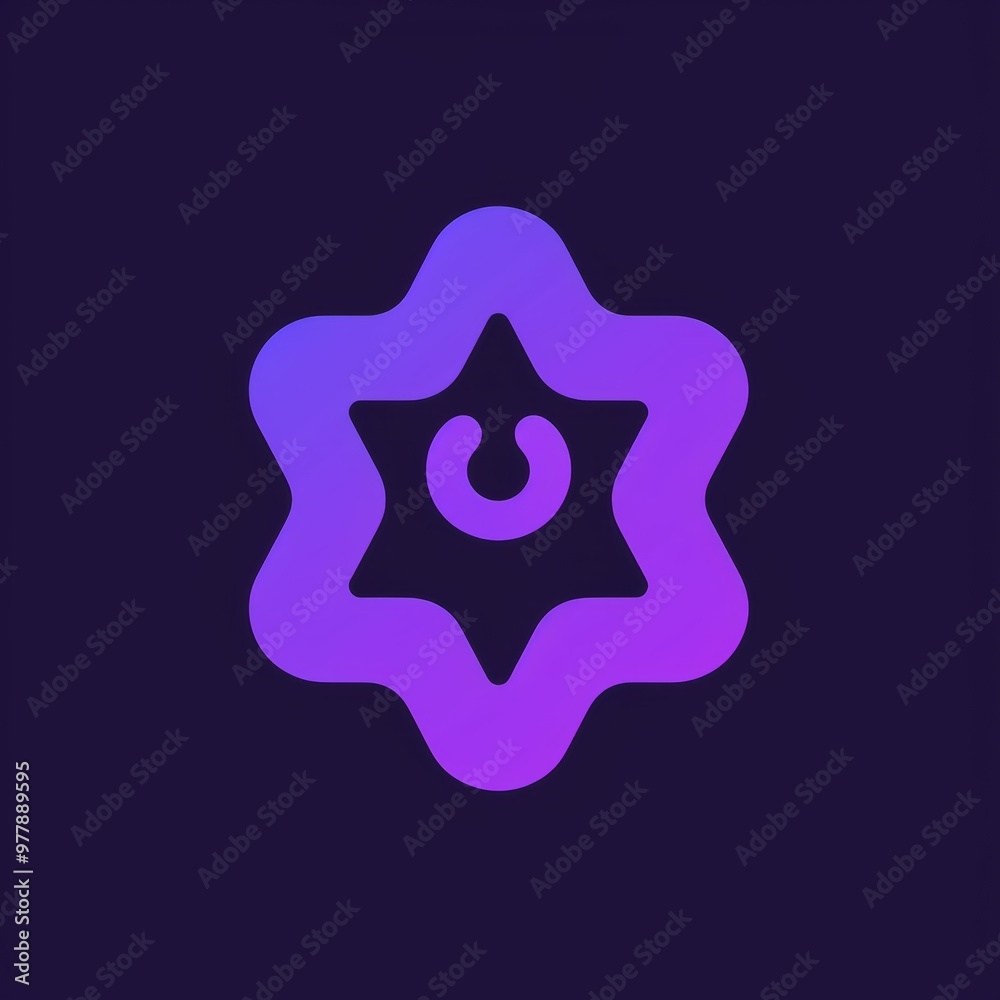 Elegant and Captivating Abstract Star Shaped Geometric Logo Design
