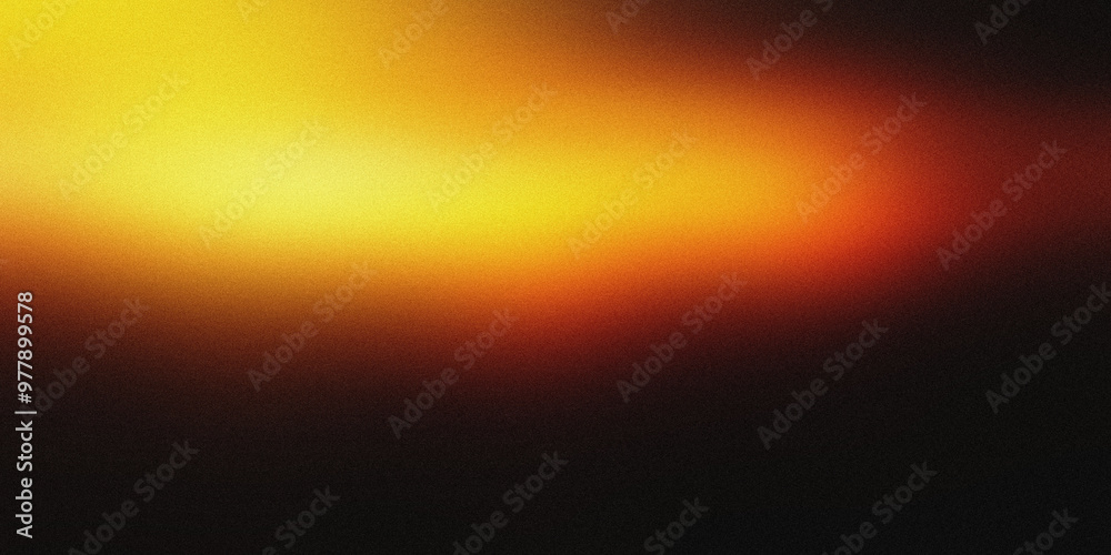Blurred gradient from sunny yellow to rich orange, fading into a deep black background, noise texture effect Blurred gradient from sunny yellow to rich orange, fading into a deep black background, noise texture effect