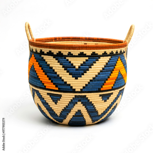 South African Ndebele Woven Basket