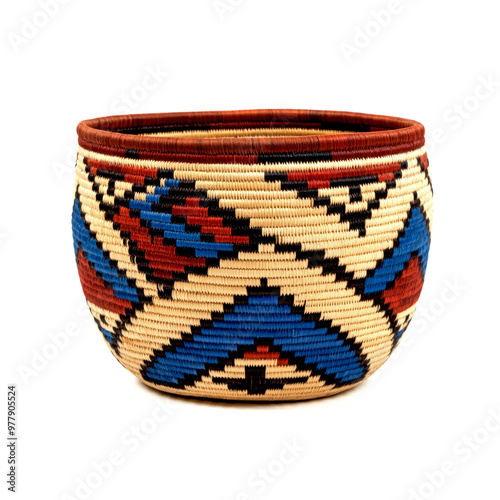 South African Ndebele Woven Basket
