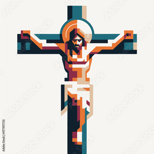 Illustration Jesus Christ on the Cross