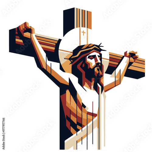 Illustration Jesus Christ on the Cross