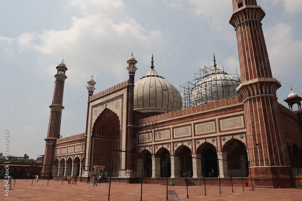 Obraz premium Largest mosque of India Jama Masjid