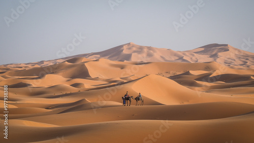 The landscape of Erg Chebbi in Morocco photo
