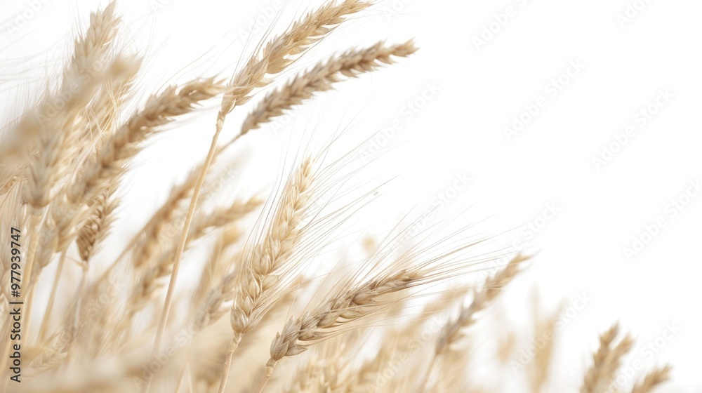 Fototapeta premium A close-up shot of a bunch of wheat
