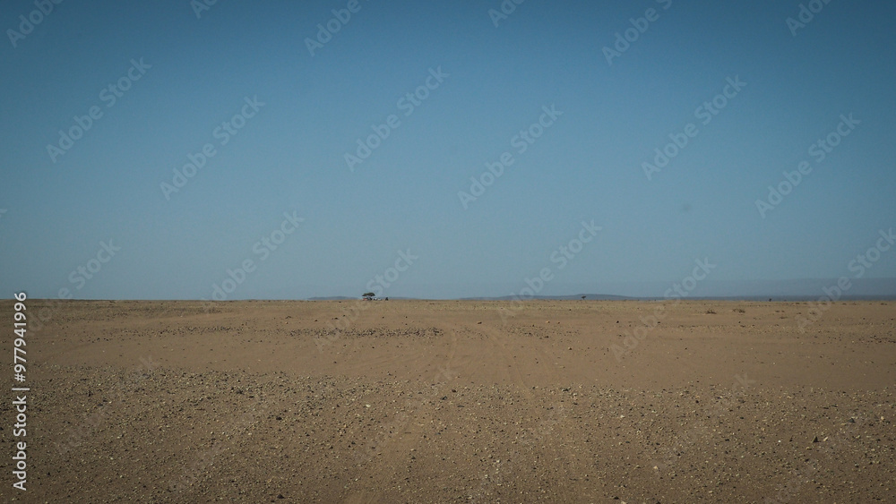 The Sahara Desert en route to Erg Chigaga in Morocco The Sahara Desert en route to Erg Chigaga in Morocco