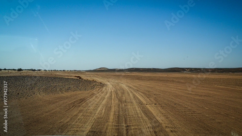 The Sahara Desert en route to Erg Chigaga in Morocco