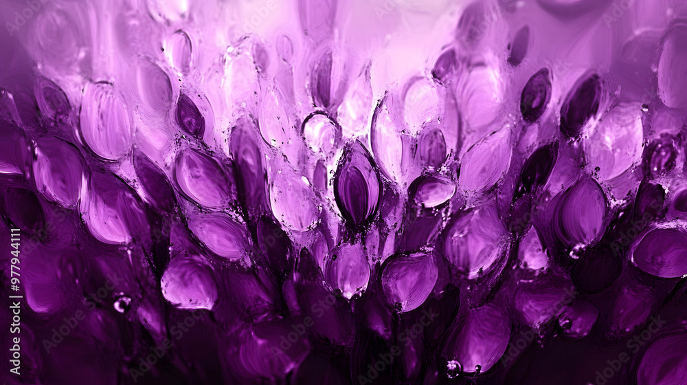 Fototapeta premium Close-up of a purple 