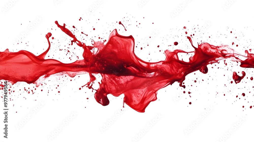 Red ink splash vector isolated Red ink splash vector isolated