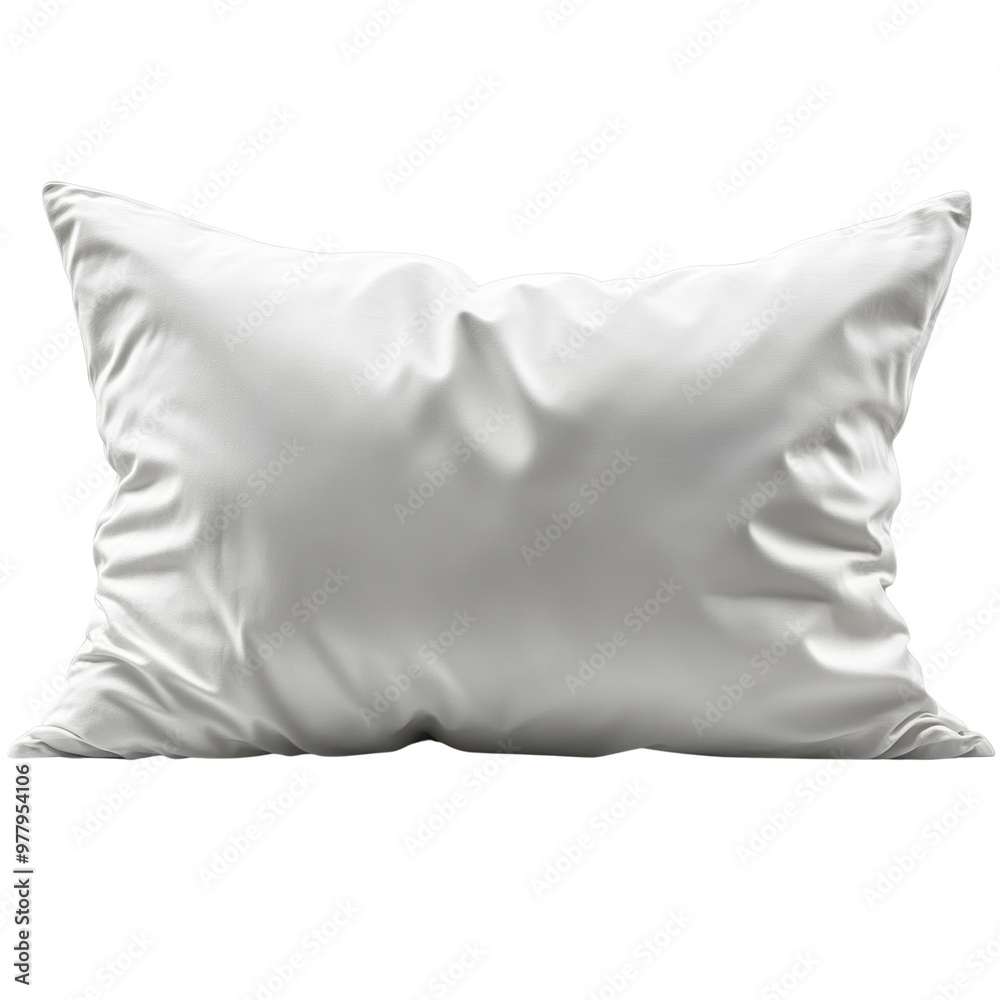 fluffy white pillow. fluffy white pillow.