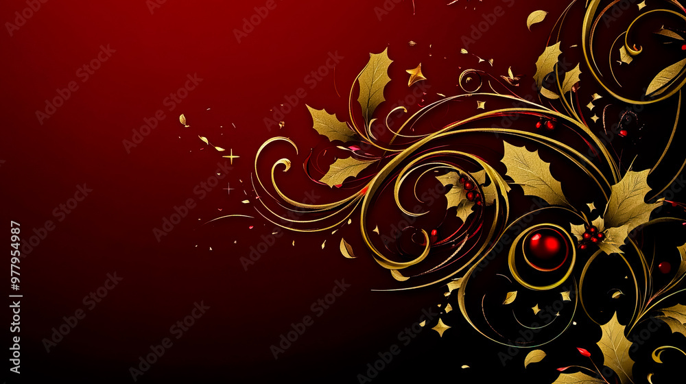 luxurious Christmas and New Year card for 2025. luxurious Christmas and New Year card for 2025.